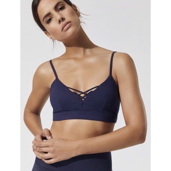 ALO Yoga Other - Alo Yoga Interlace Navy Bra